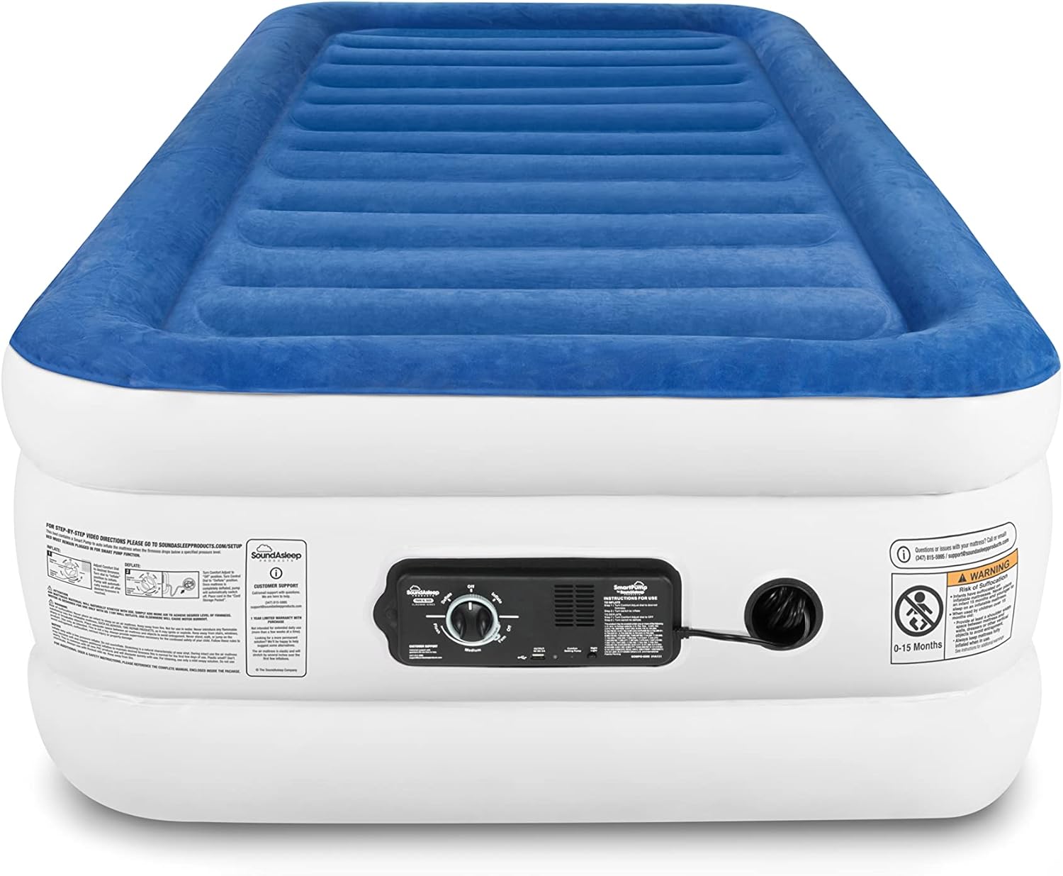 Smart Home Xl - Twin XL Air Mattress with Dual