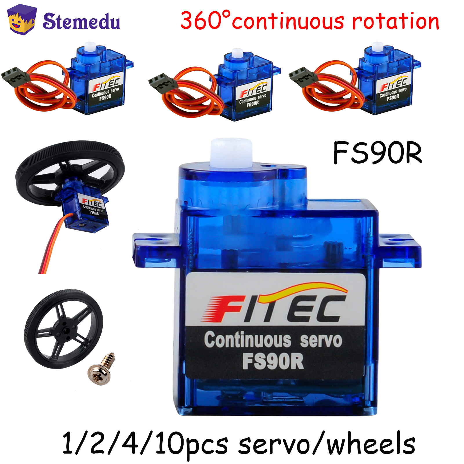 Smart Home Micro Bit - Feetech FS90R Mini RC Servo 360