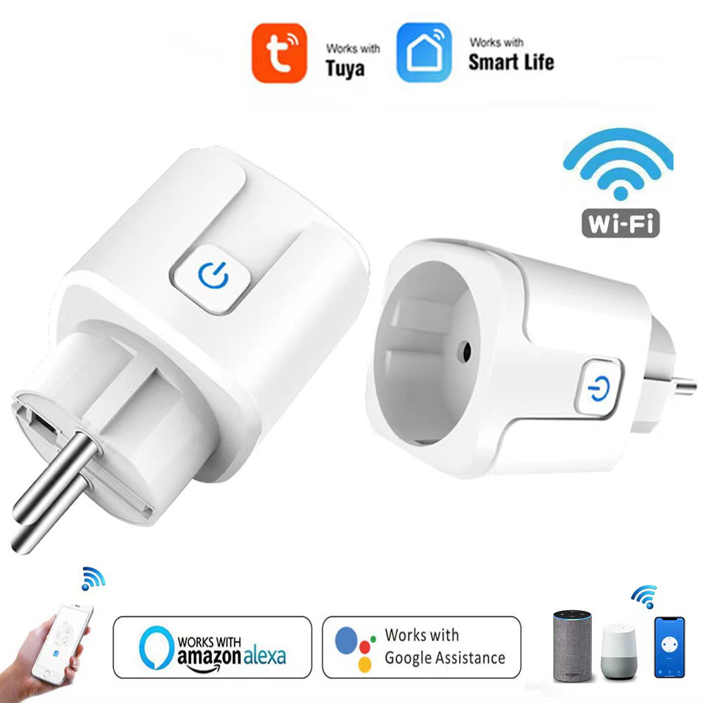 Smart Home Energy Monitor - EU 16A/20A Smart Plug WiFi Socket