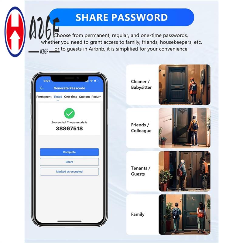 Smart Home Real Estate - A26F-Smartlock Box,Key Lock Box Wireless Smart