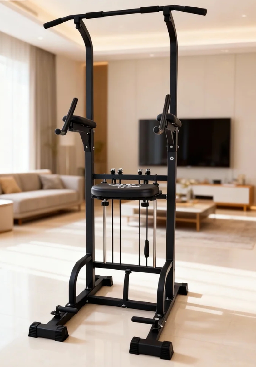 Smart Home Gym - Power Tower Pull-Up Dip Station 450LBS