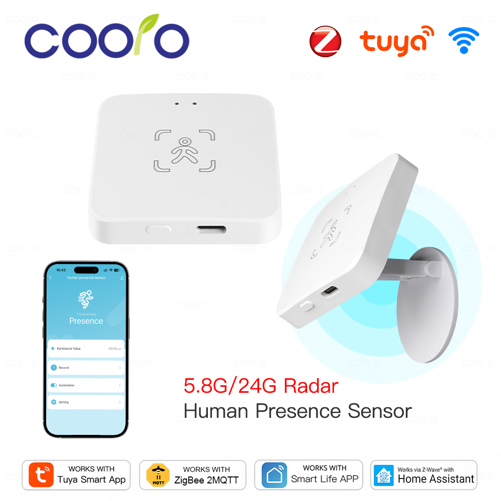 Zigbee Motion Sensor - Tuya WiFi/ Zigbee Smart Human Presence