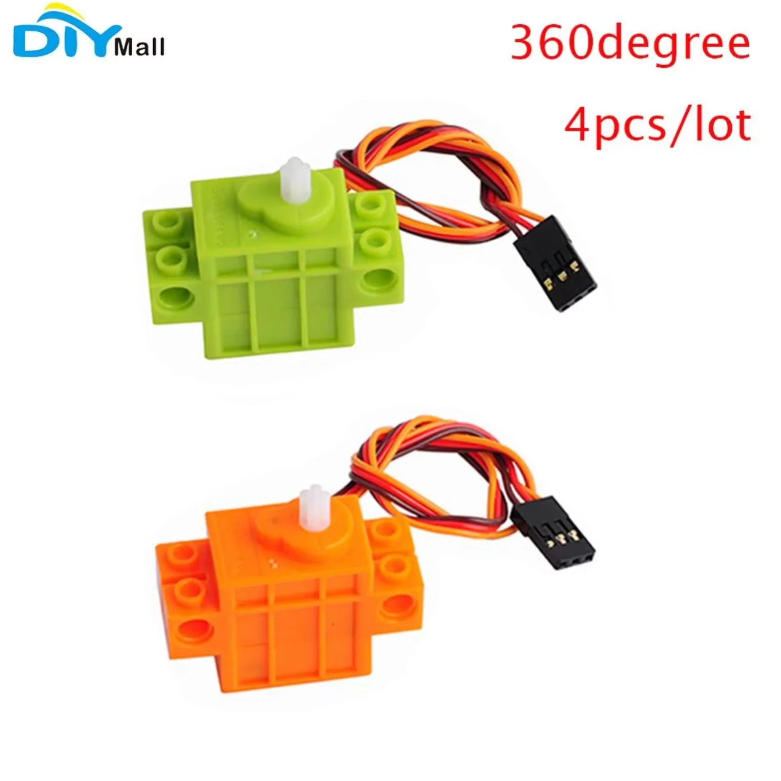 Smart Home Micro Bit - 4pcs Geekservo 360 Degree Continuous Rotation