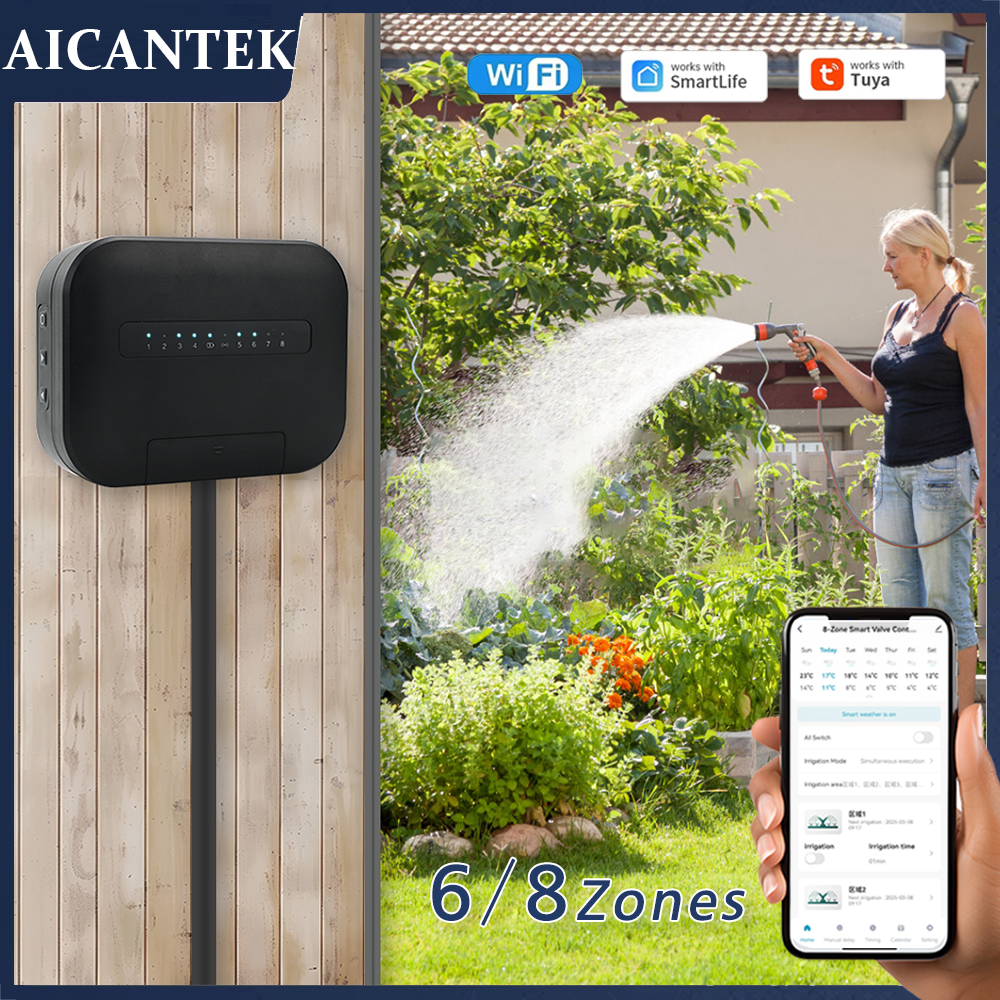 Smart Home Green - 8 Zones Wifi Tuya Smart Garden