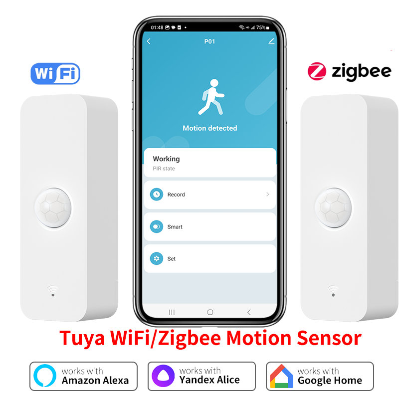 Zigbee Motion Sensor - Tuya WiFi Zigbee PIR Motion Sensor