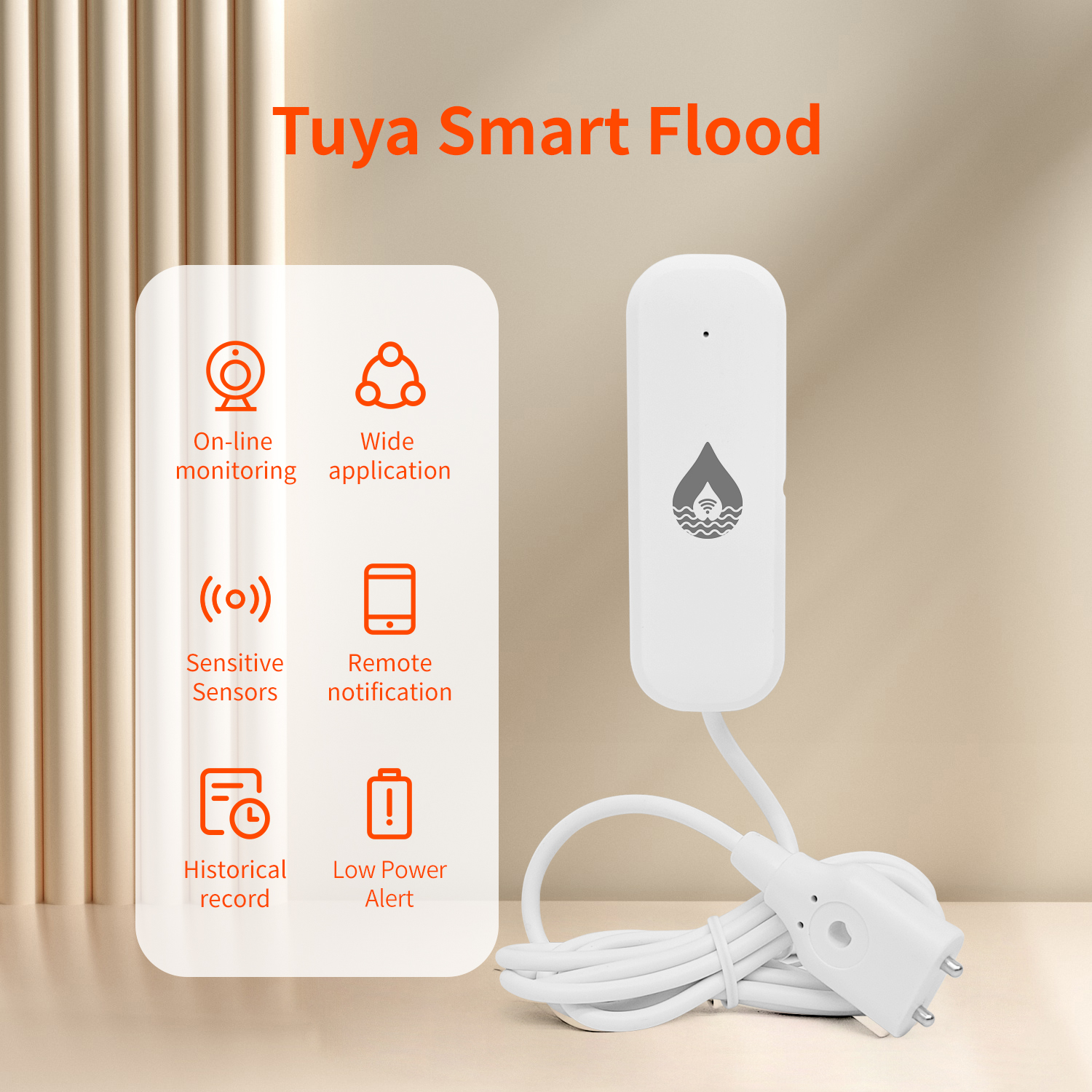 Smart Home Green - YFK Tuya WiFi Water Leakage Sensor