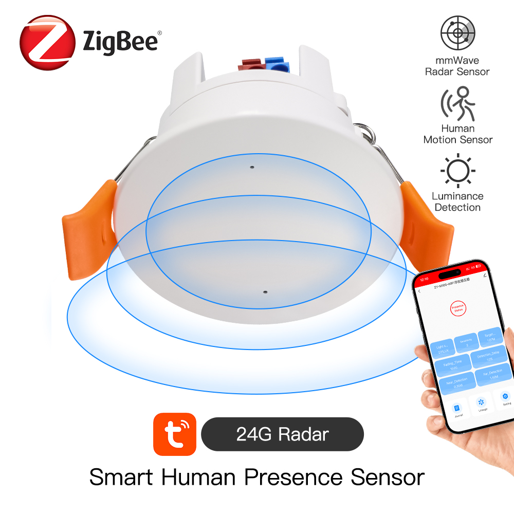 Zigbee Motion Sensor - ZigBee MmWave Radar Human Presence Motion
