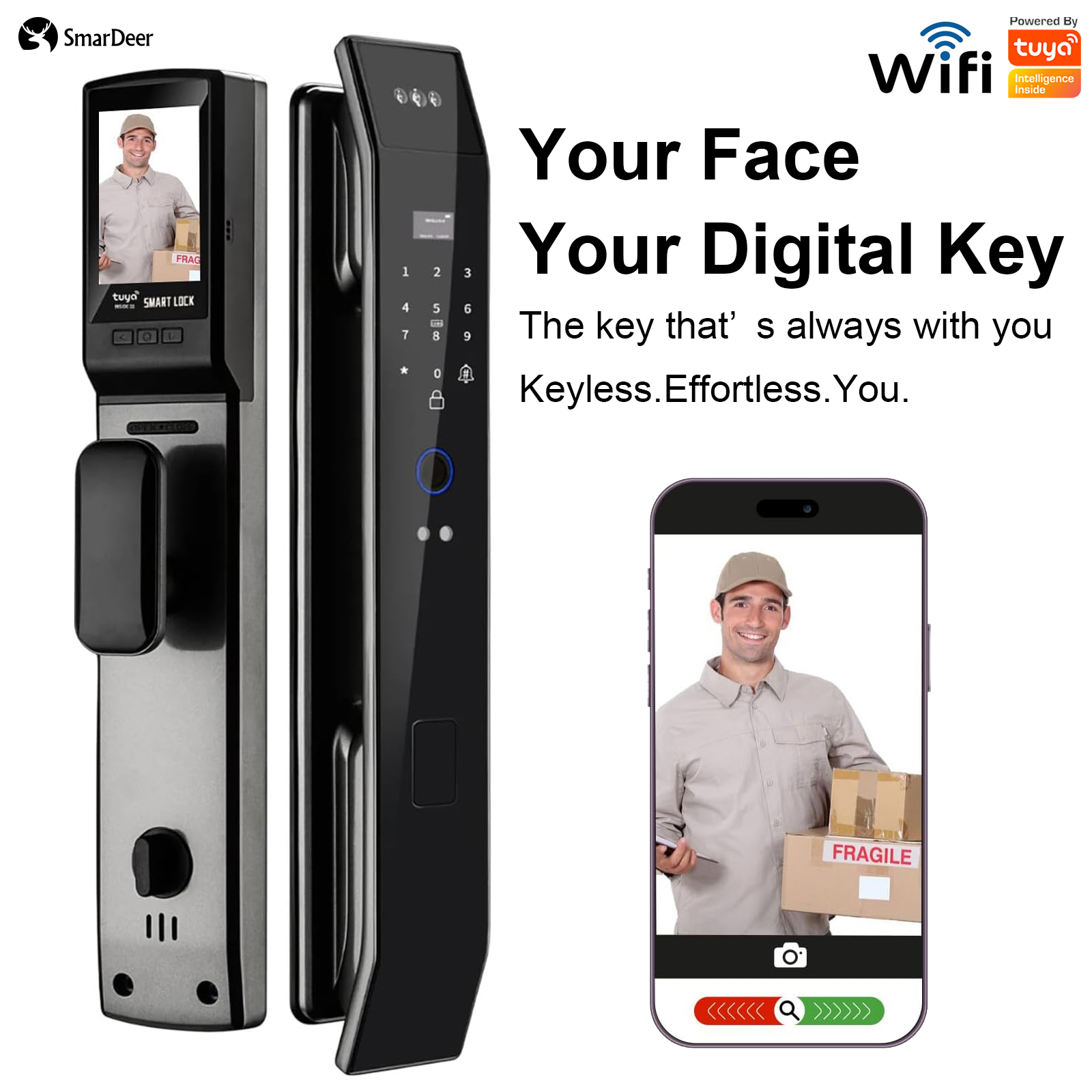 SmaerDeer Smart lock with Came – Wifi Doorbell Camera Bewertung und Preis