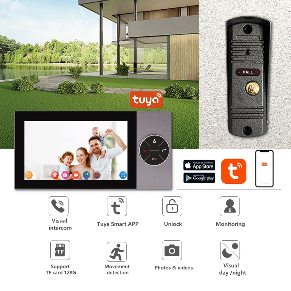 7Inch IPS Screen 2MP 1080P Tuy – Wifi Doorbell Camera Bewertung und Preis