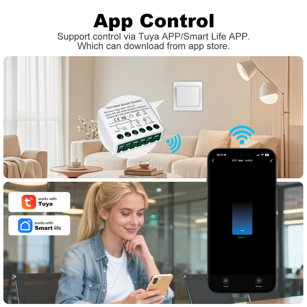 For Tuya WIFI 10A Smart Light  – Smart Home Diy Bewertung und Preis