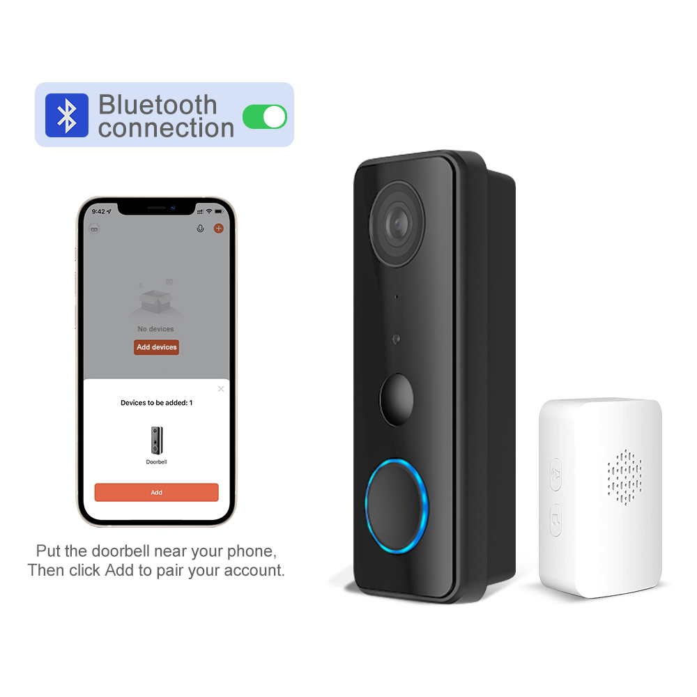 2MP 1080P Tuya APP Bluetooth   – Wifi Doorbell Camera Bewertung und Preis