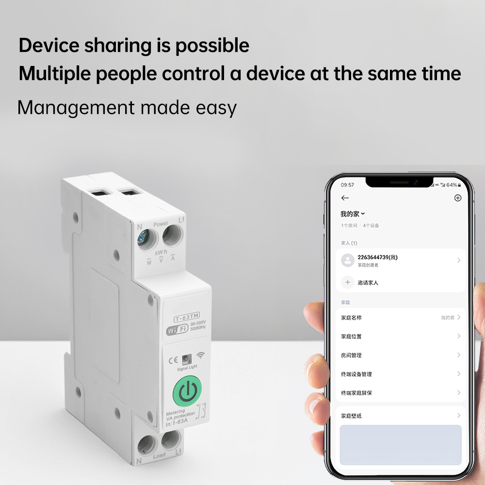 WIFI Smart Circuit Breaker Swi – Smart Home Energy App Bewertung und Preis