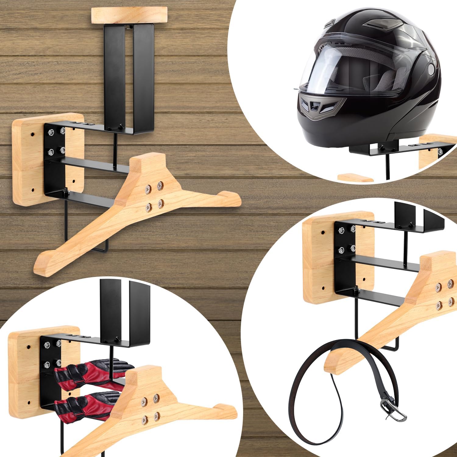 Wood Motorcycle Helmet Holder  – Smart Home Gym Bewertung und Preis
