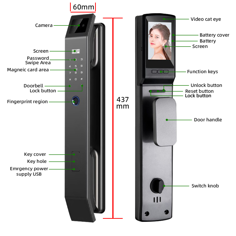 RAYKUBE DF14 Tuya WiFi 3D Face – Wifi Doorbell Camera Bewertung und Preis