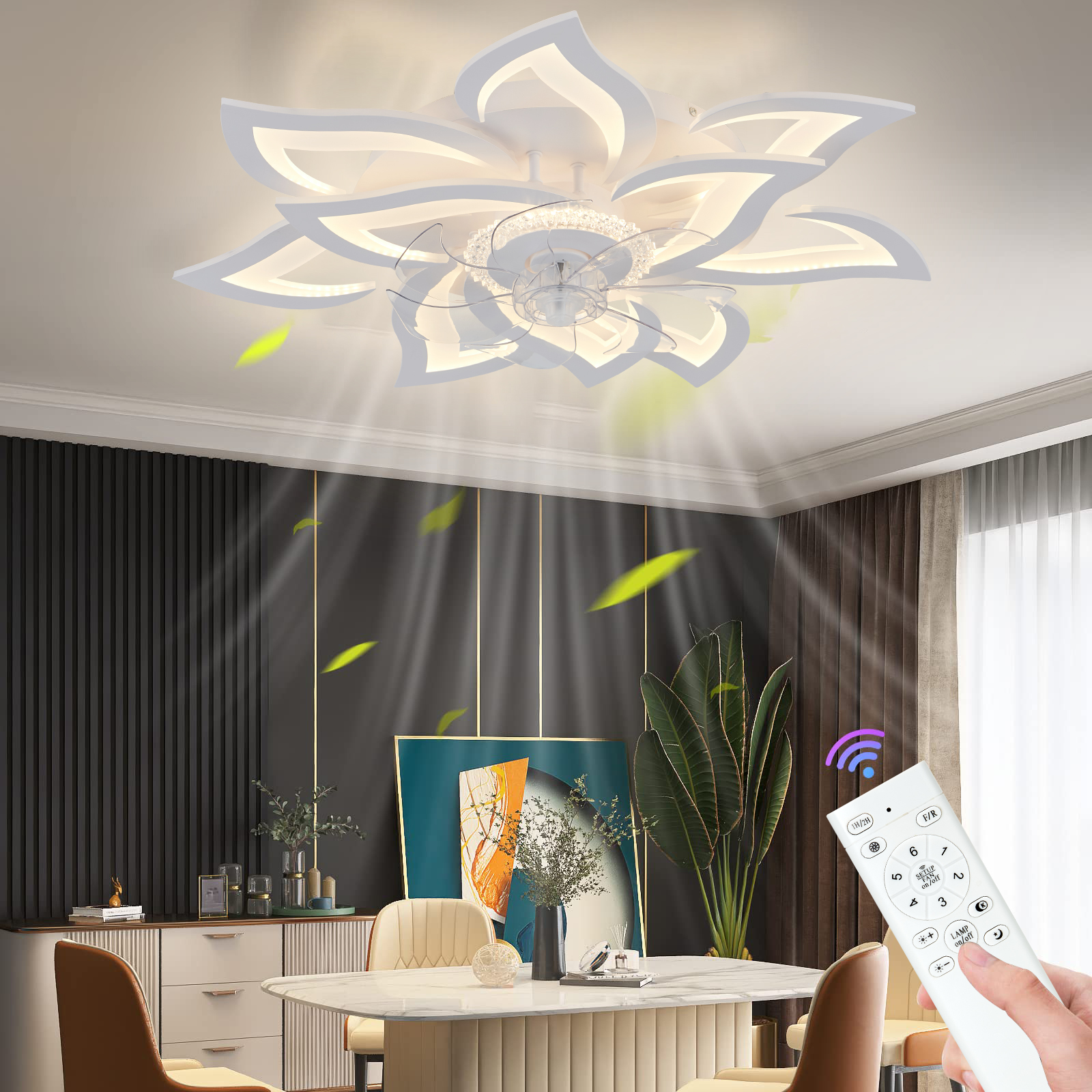 Lotus Led Ceiling Fan with Sma – Smart Home Ventilation System Bewertung und Preis