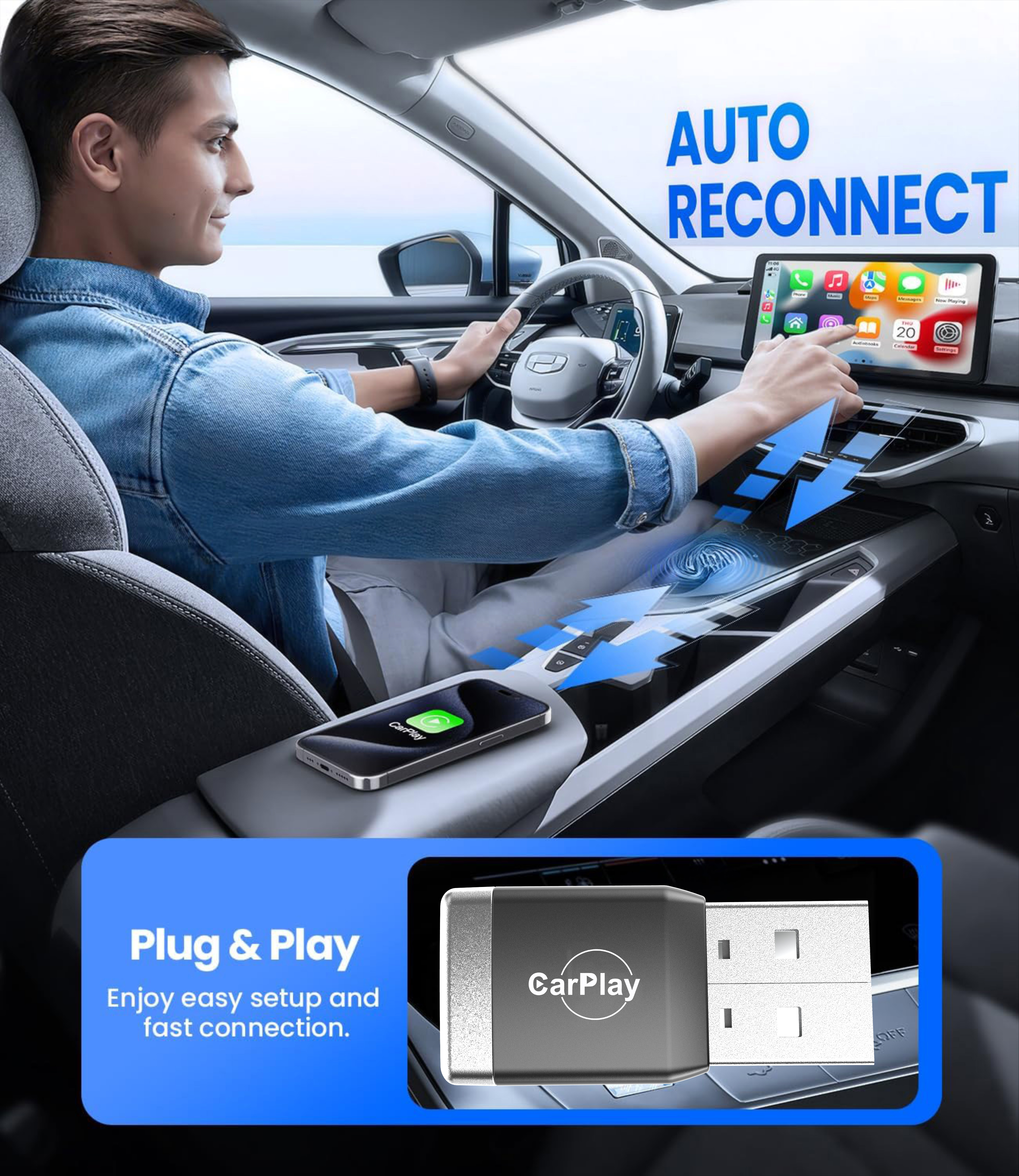 New Wireless CarPlay Android A – Smart Home Usb Bewertung und Preis