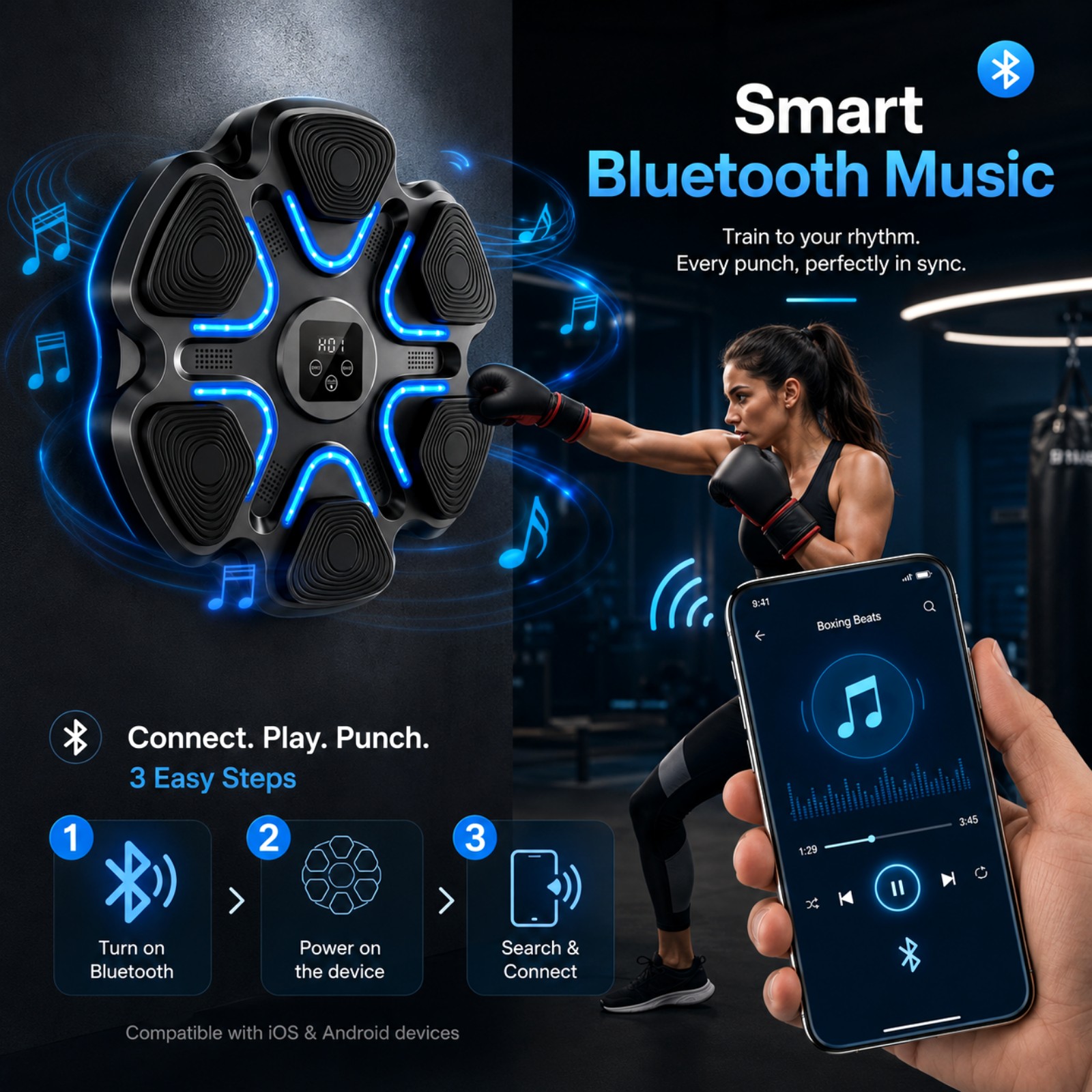 Music Boxing Machine Kids Adul – Smart Home Gym Bewertung und Preis