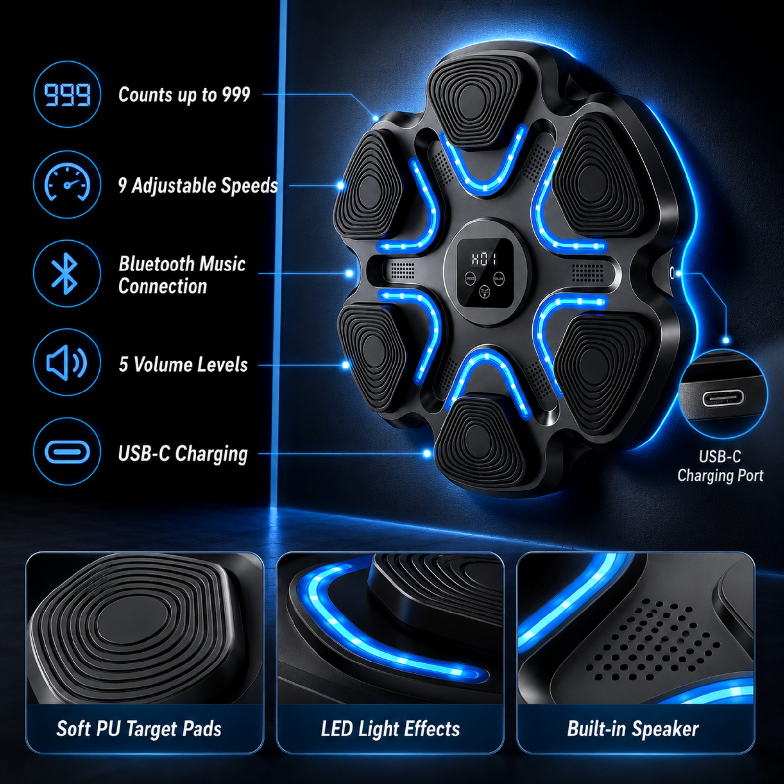 Music Boxing Machine Kids Adul – Smart Home Gym Bewertung und Preis