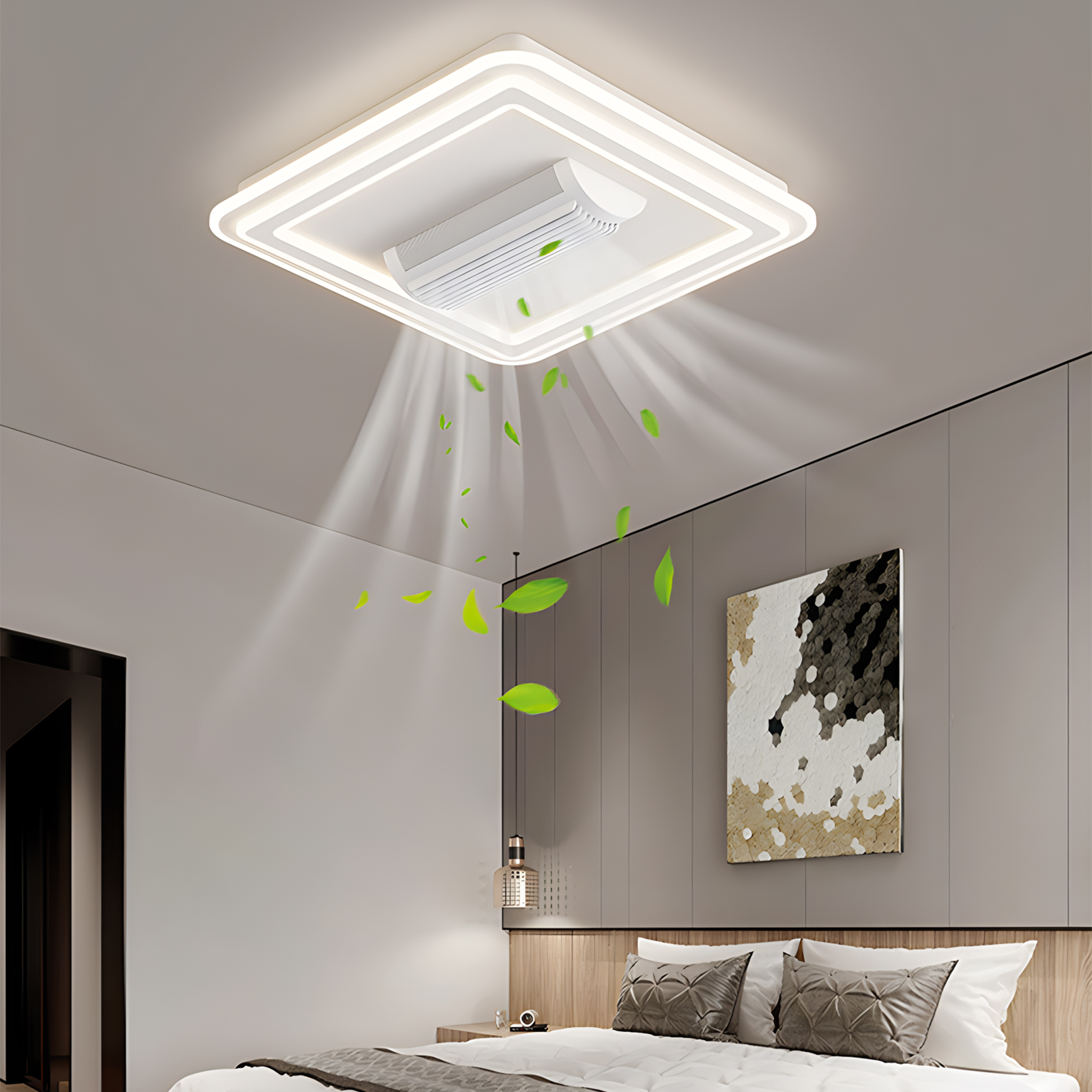Modern Ceiling Fan with Light  – Smart Home Ventilation System Bewertung und Preis