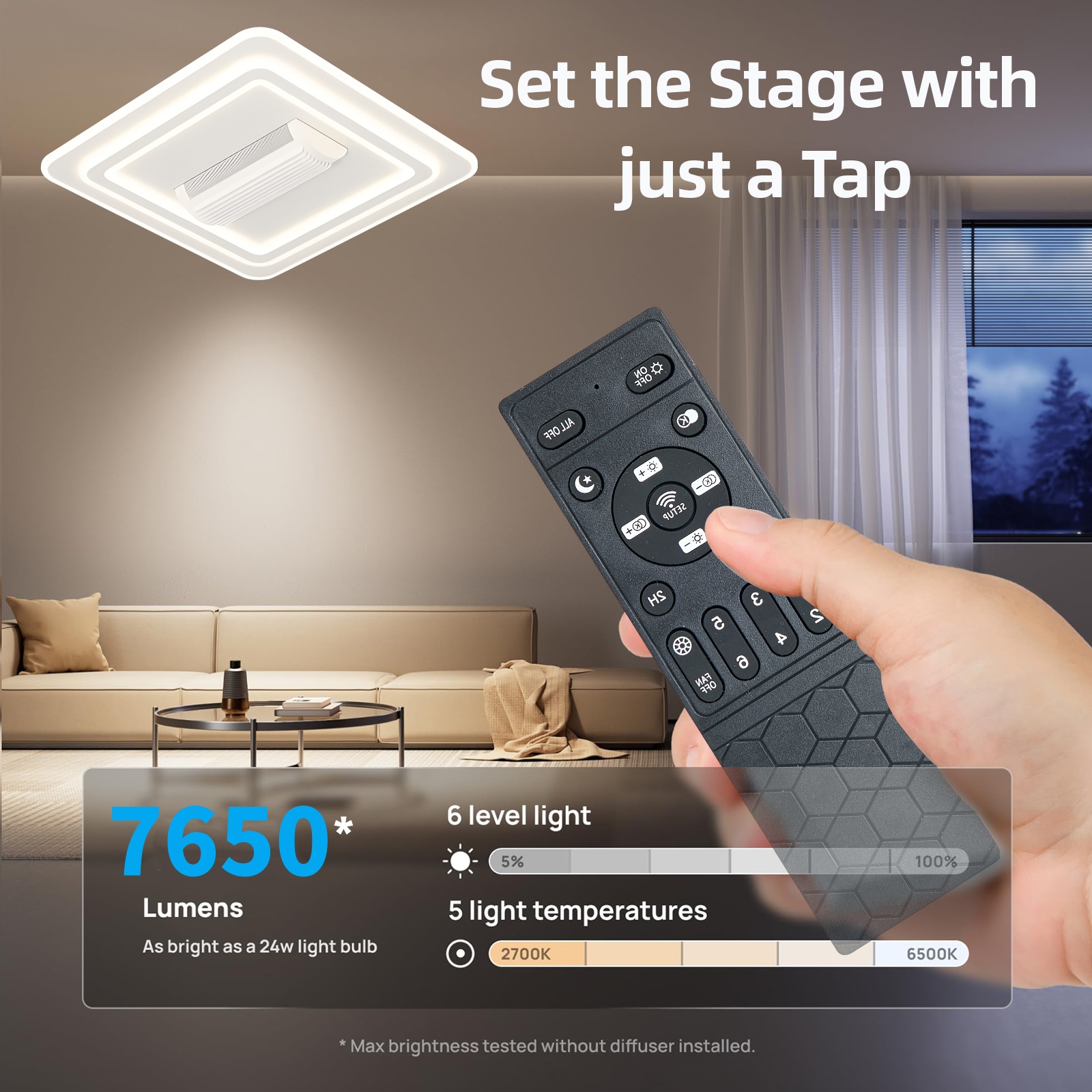 Modern Ceiling Fan with Light  – Smart Home Ventilation System Bewertung und Preis