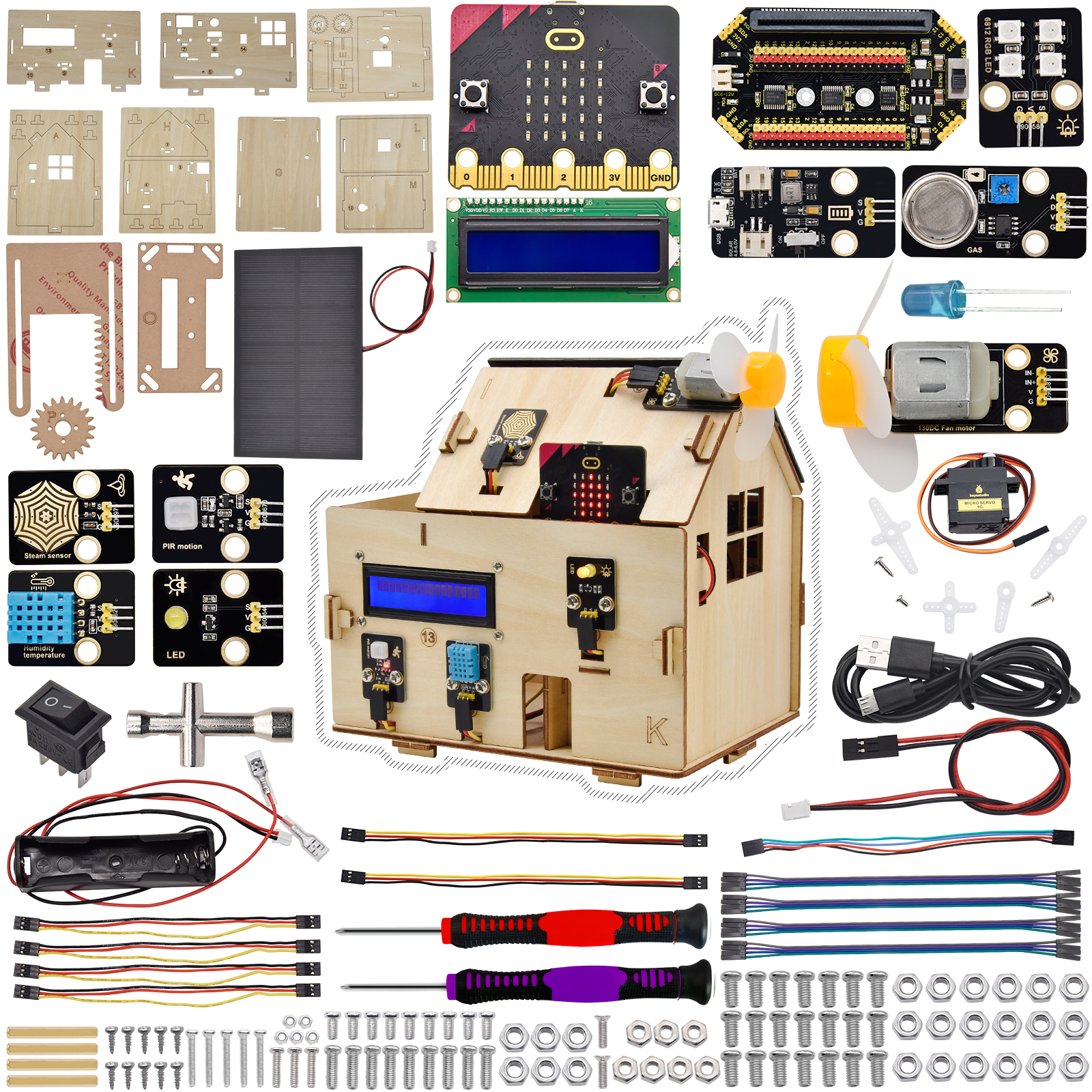 Keyestudio Microbit V2 Starter – Smart Home Micro Bit Bewertung und Preis