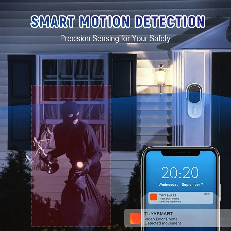 Wide View Tuya Smart Life APP  – Wifi Doorbell Camera Bewertung und Preis