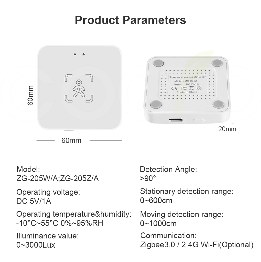 Tuya WiFi/ Zigbee Smart Human  – Zigbee Motion Sensor Bewertung und Preis