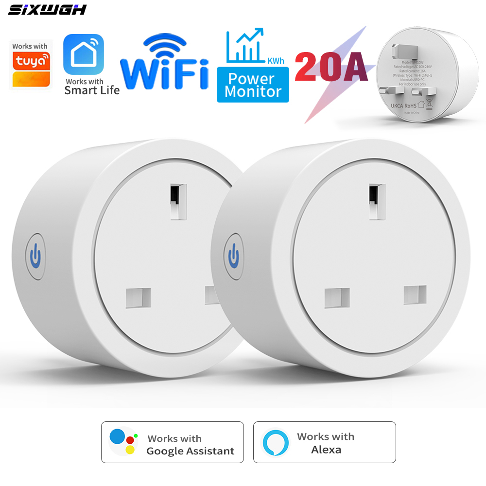 20A Tuya WiFi Smart UK Plug So – Smart Home Energy App Bewertung und Preis