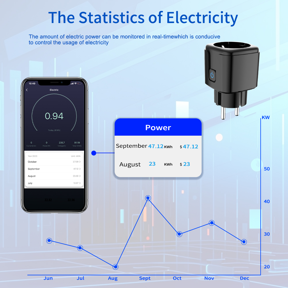 Tuya Smart Socket  WiFi Remote – Smart Home Energy Monitor Bewertung und Preis