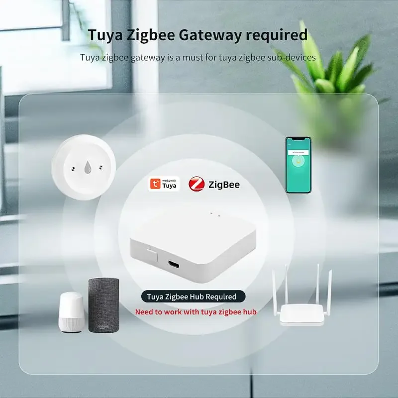 For Tuya Zigbee Smart Water Le – Smart Home Water Level Sensor Bewertung und Preis