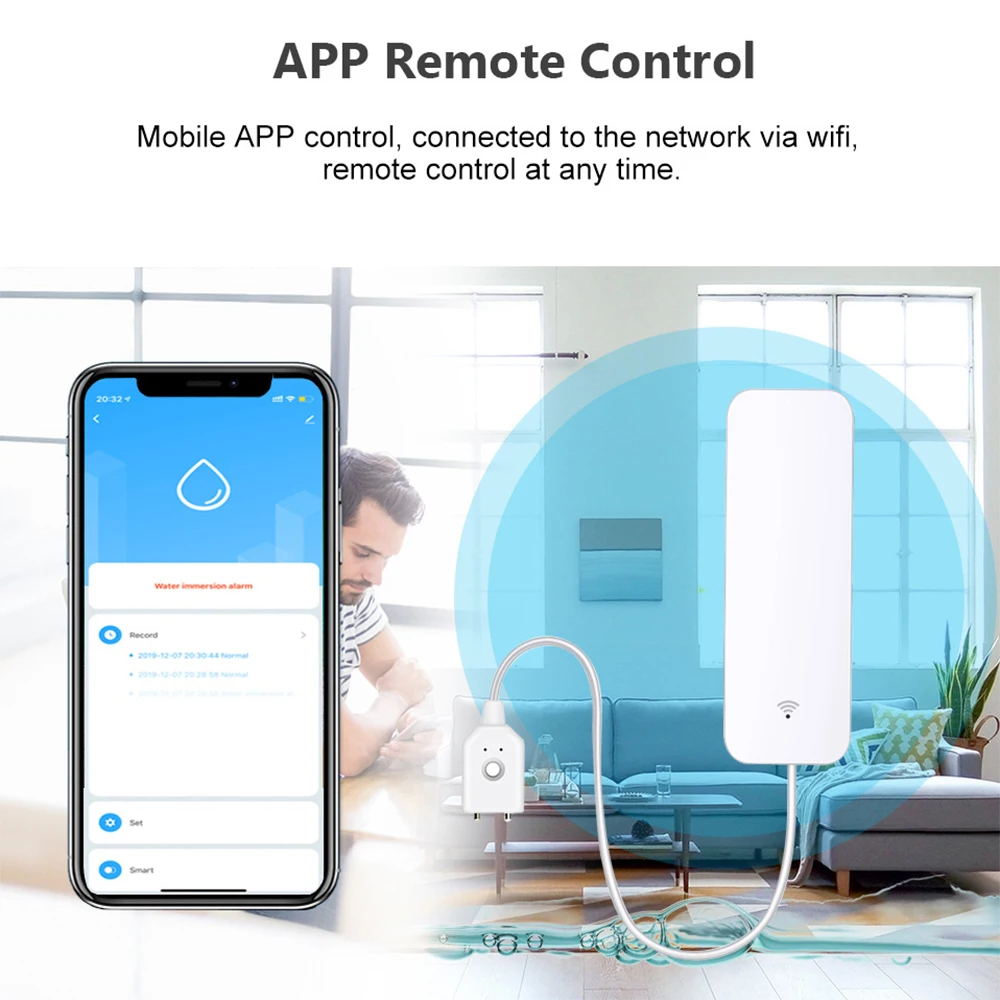 Tuya WiFi Zigbee Water Sensor  – Smart Home Green Bewertung und Preis