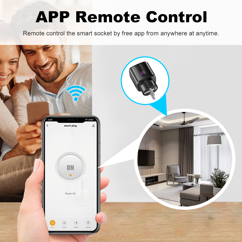 Tuya Smart 20A EU Plug WiFi+Bl – Smart Home Energy Monitor Bewertung und Preis