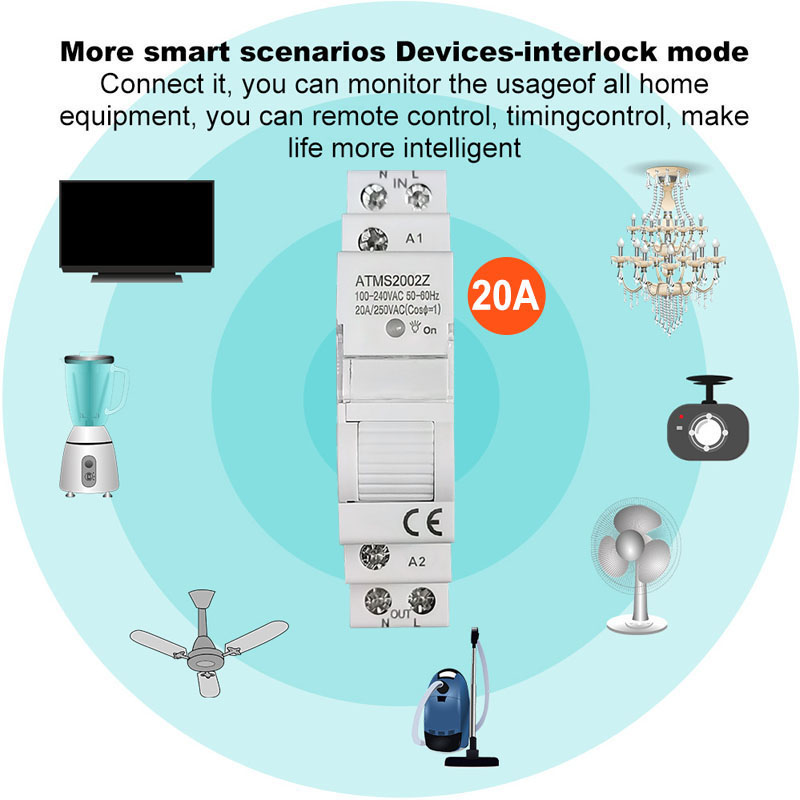 Smart Life ZigBee 20A Din Rail – Smart Home Energy App Bewertung und Preis