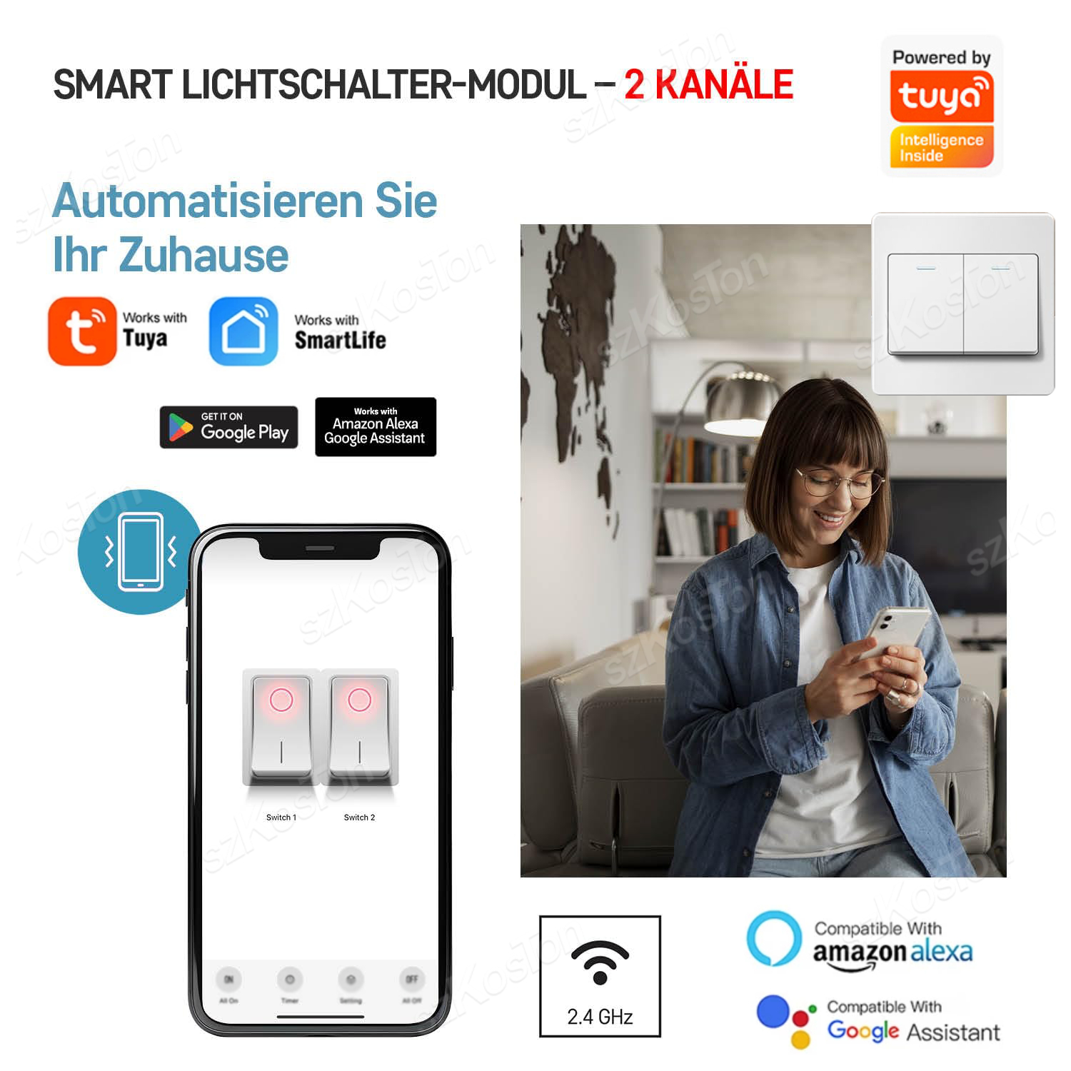 16A Tuya WiFi Smart Switch Mod – Smart Home Diy Bewertung und Preis
