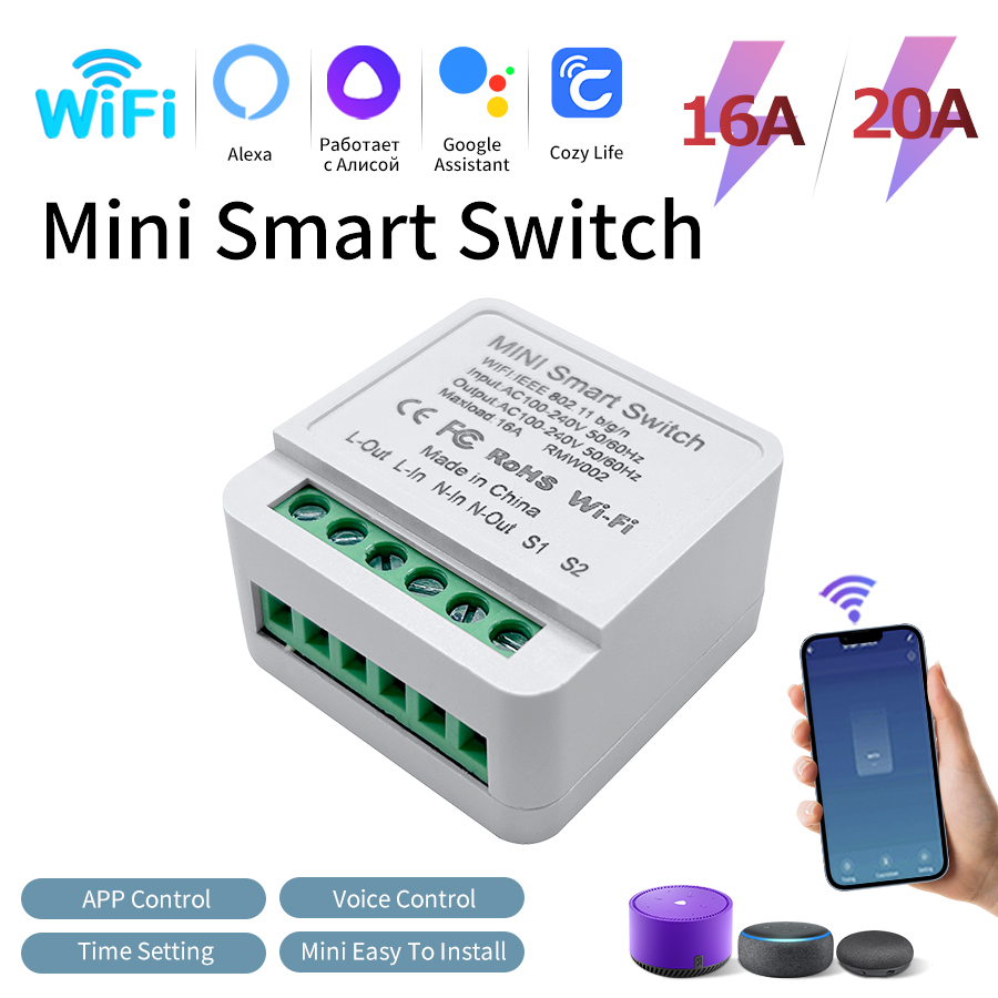Smart WiFi Switch Breaker 16A/ – Smart Home Diy Bewertung und Preis
