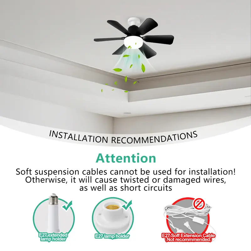 40W Ceiling Fan with Remote Co – Smart Home Ventilation System Bewertung und Preis
