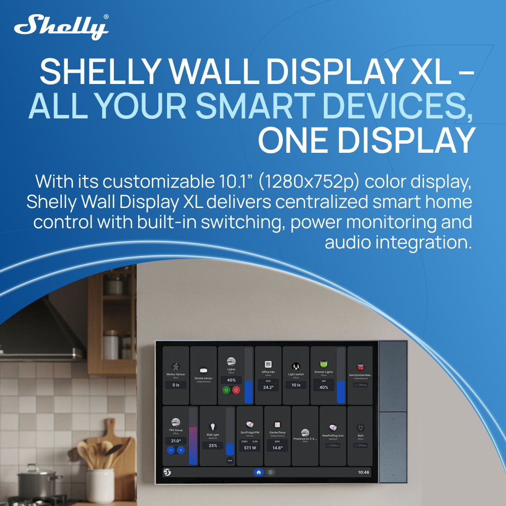 Shelly Wall Display XL Smart H – Smart Home Xl Bewertung und Preis