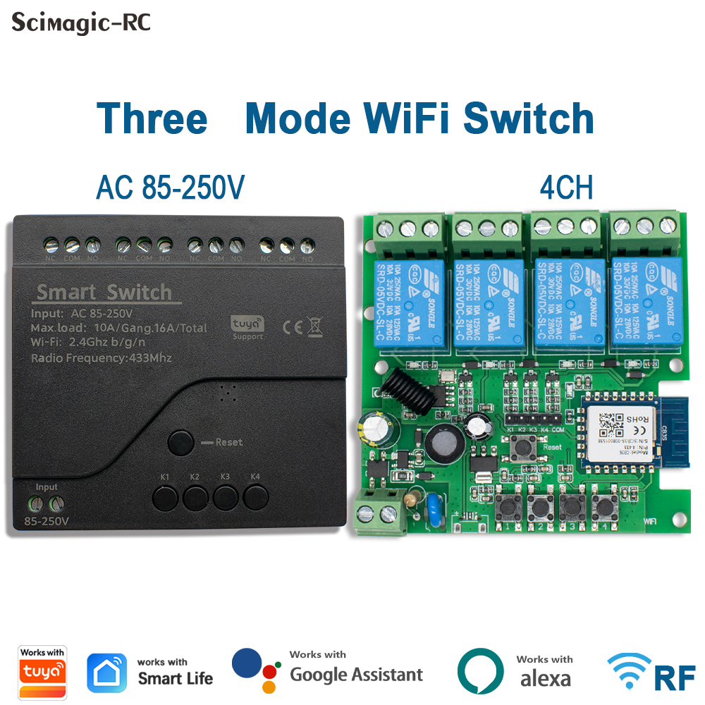 Black Style Tuya 4CH Wifi Smar – Smart Home Utilities Bewertung und Preis