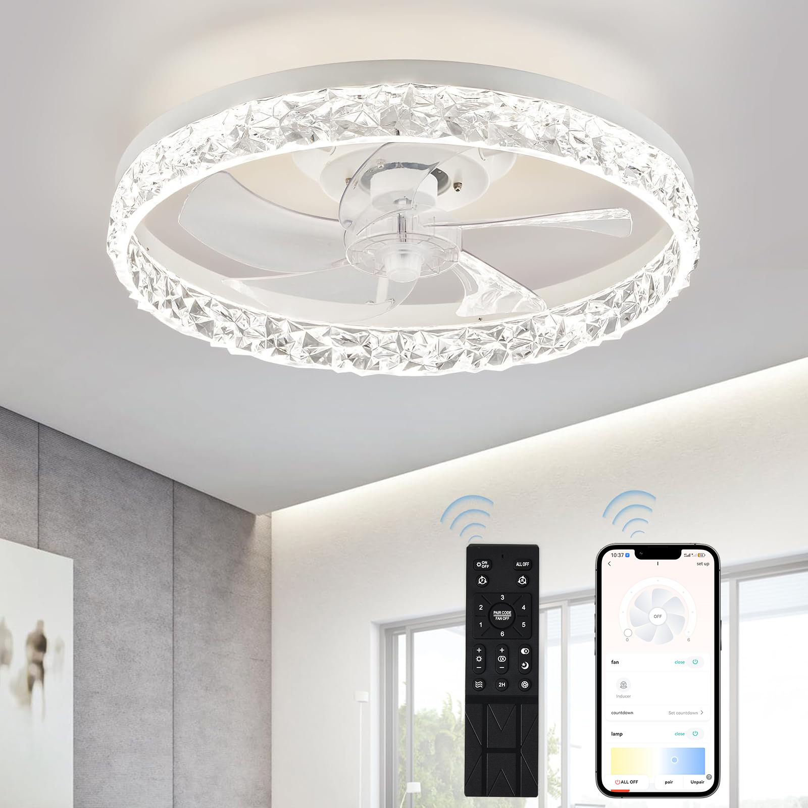 Modern LED Ceiling Fan Lmap Re – Smart Home Ventilation System Bewertung und Preis