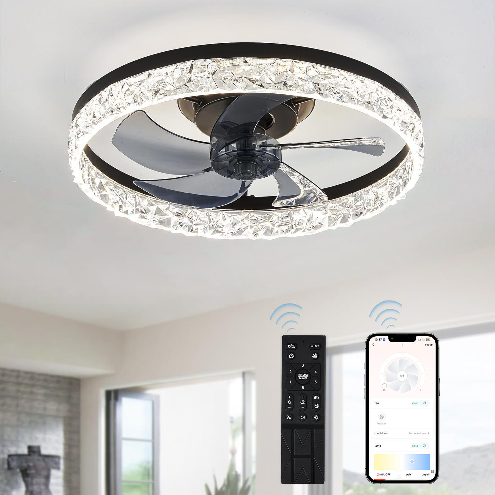 Modern LED Ceiling Fan Lmap Re – Smart Home Ventilation System Bewertung und Preis