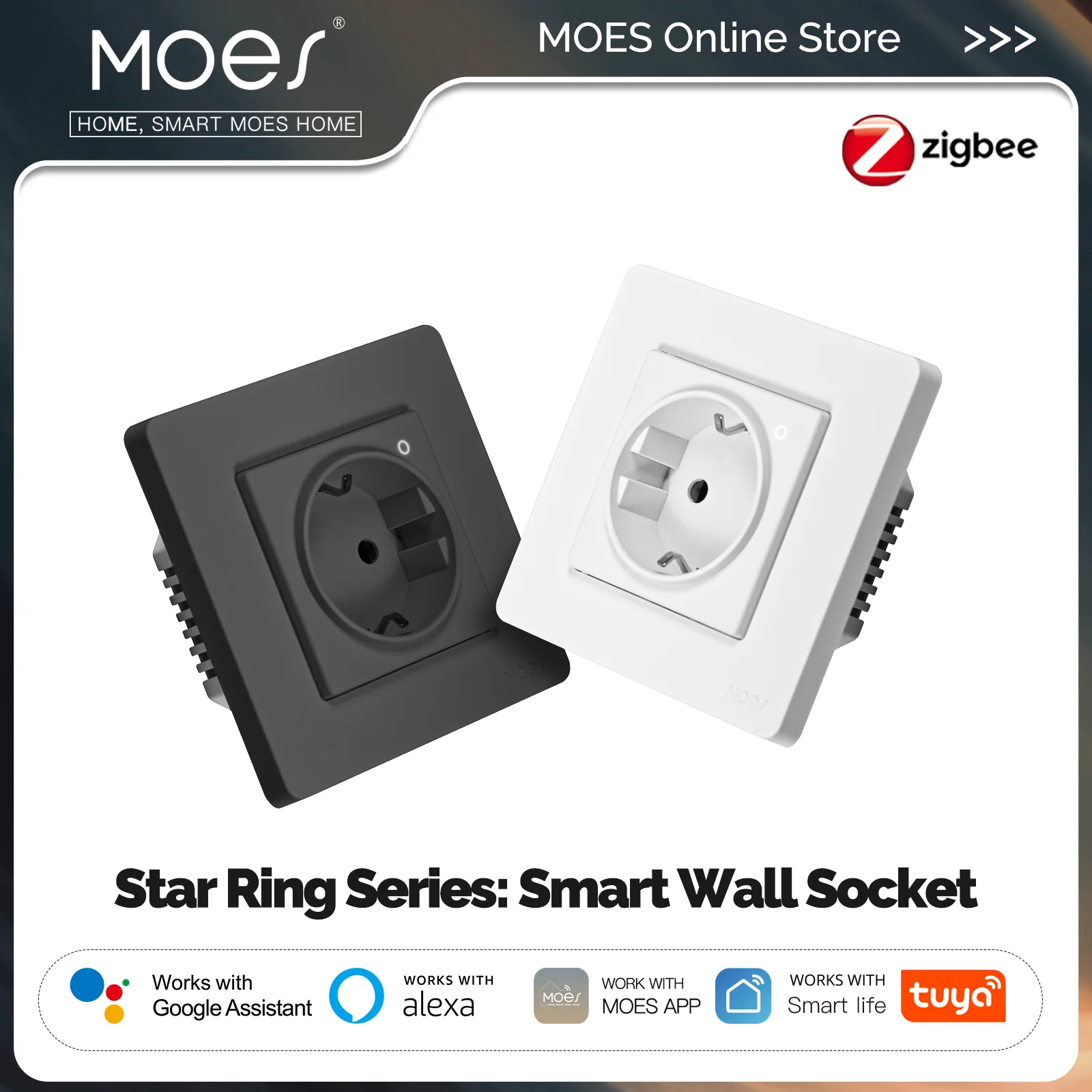 MOES Tuya ZigBee Smart Socket  – Smart Home Energy App Bewertung und Preis