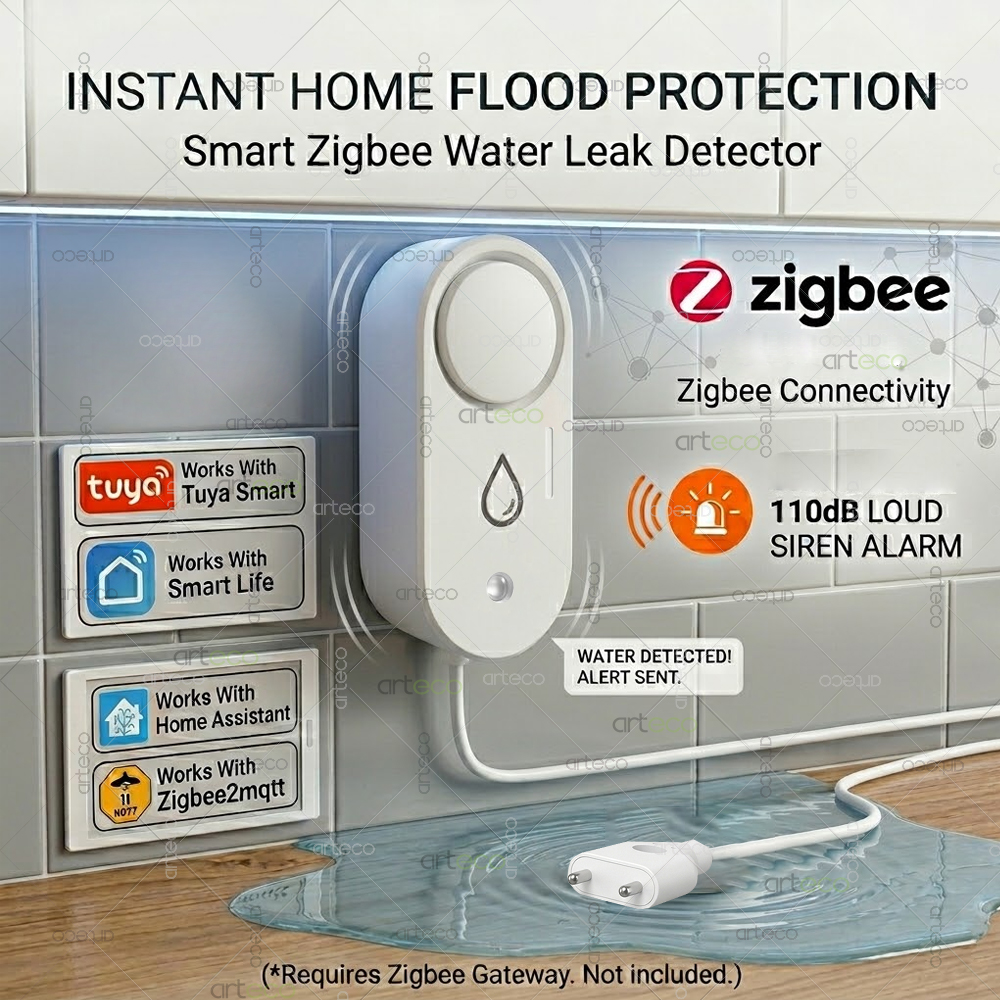 Zigbee Water Leak Detector Sma – Smart Home Green Bewertung und Preis