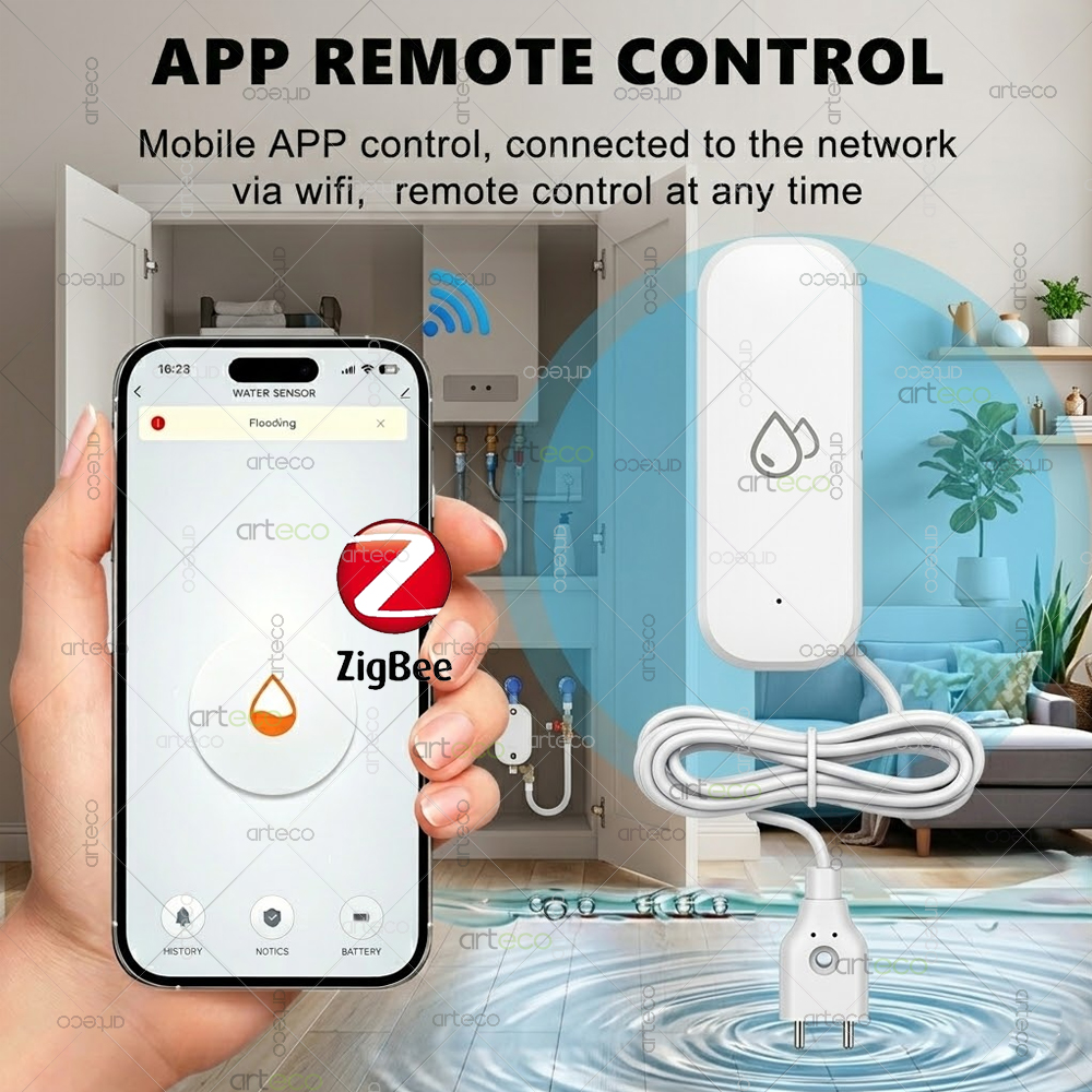 Zigbee Water Leak Detector Sma – Smart Home Green Bewertung und Preis