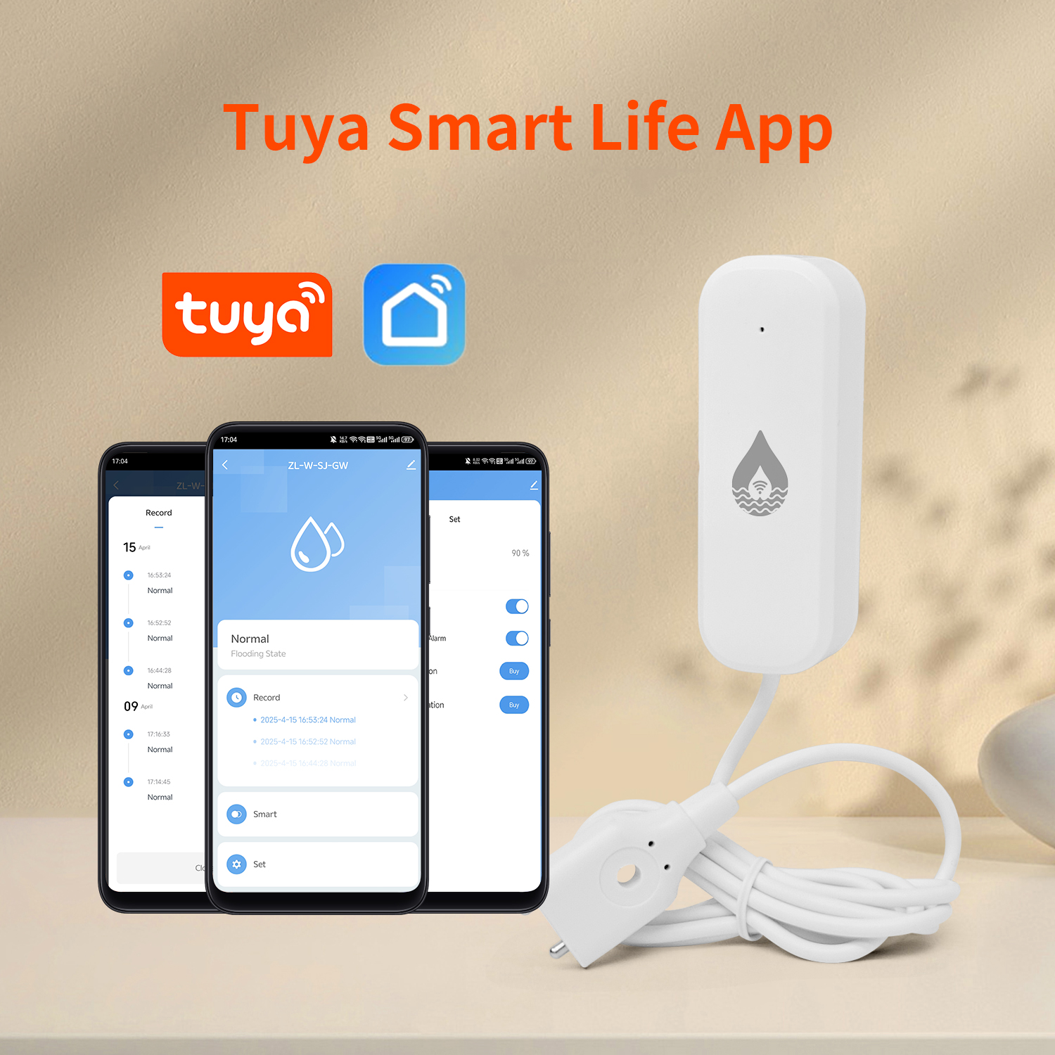YFK Tuya WiFi Water Leakage Se – Smart Home Green Bewertung und Preis