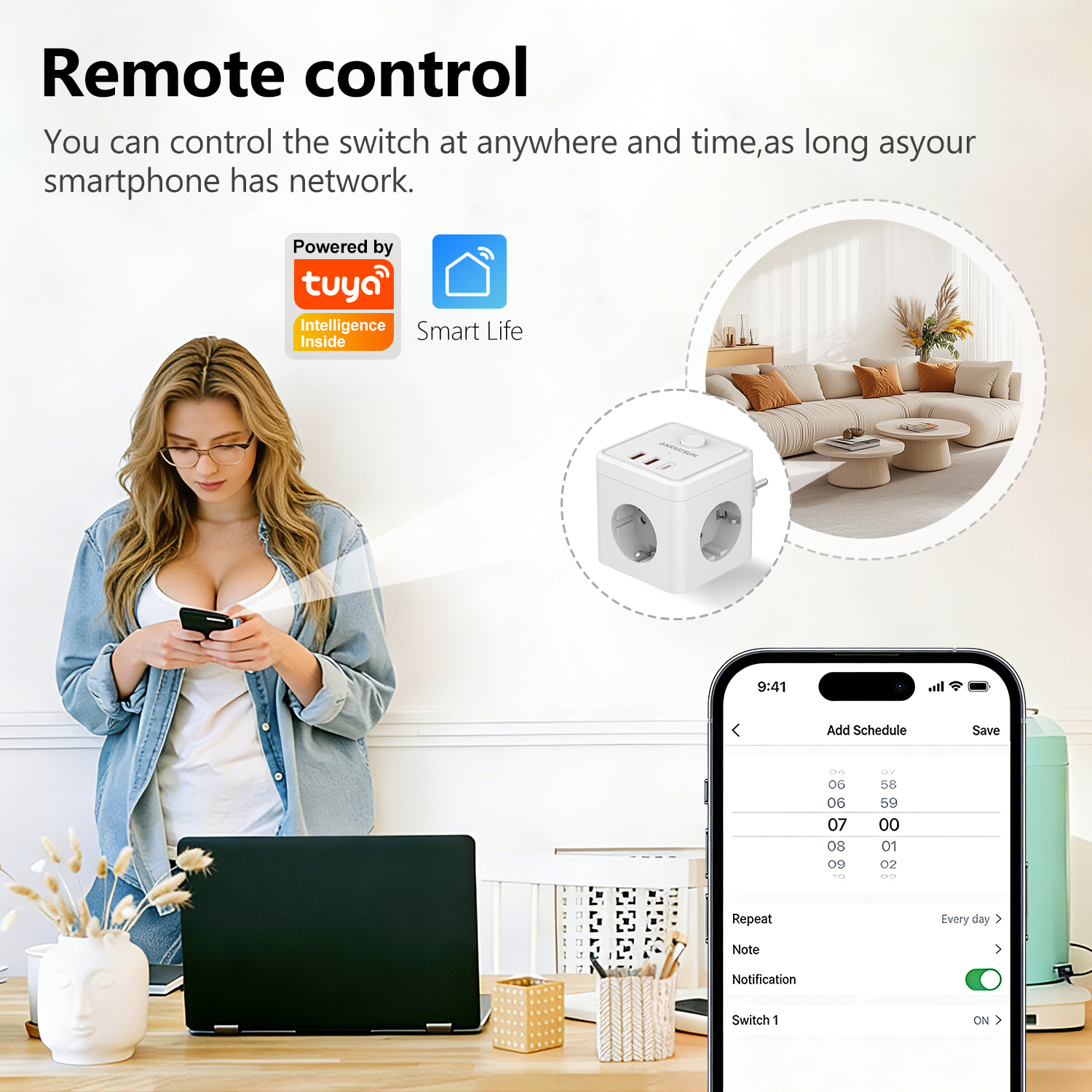 3 EU Plug 2 USB-A 1 Type-C Por – Smart Home Utilities Bewertung und Preis
