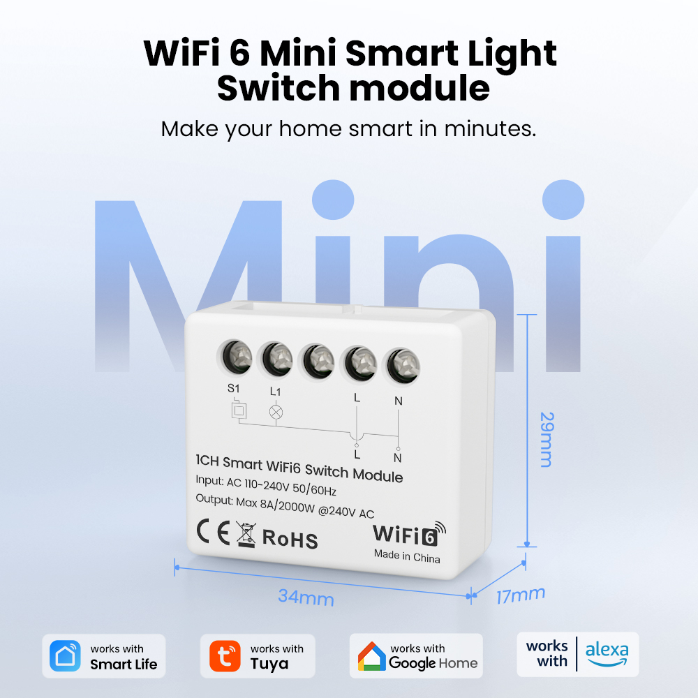 AVATTO Tuya WiFi 6 Mini Smart  – Smart Home Diy Bewertung und Preis