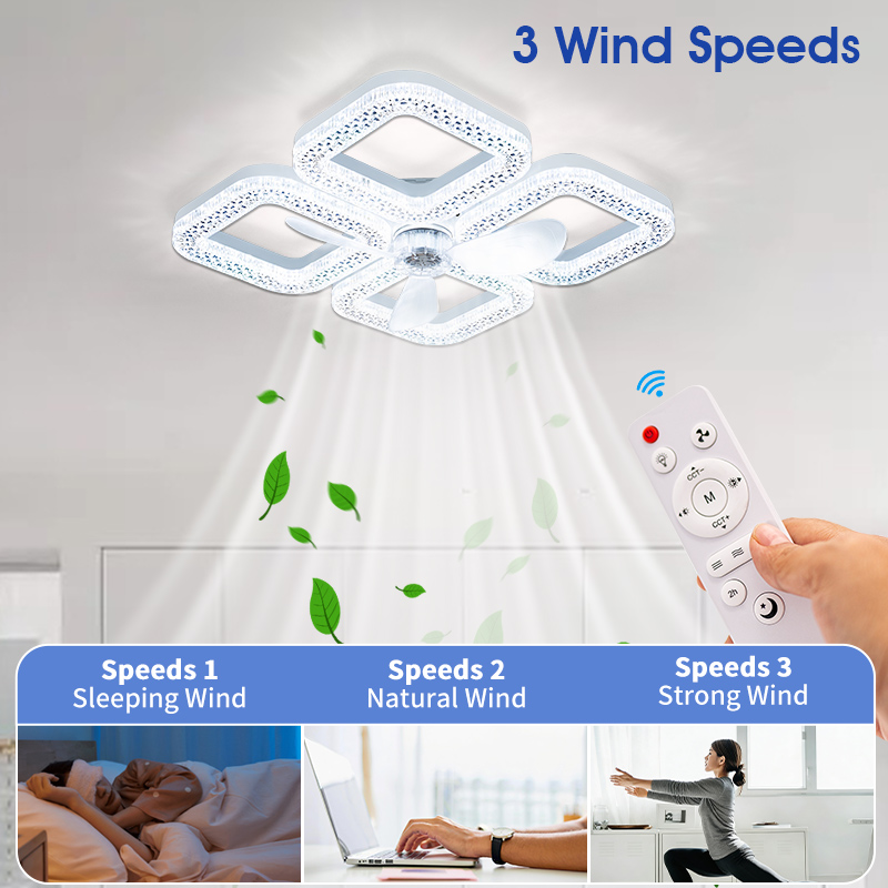 Modern Ceiling Fan with Light  – Smart Home Ventilation System Bewertung und Preis