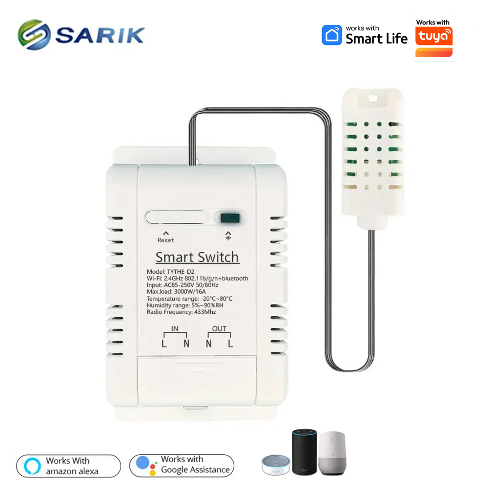 Work with tuya 16A 3000W WiFi  – Smart Home Energy Monitor Bewertung und Preis