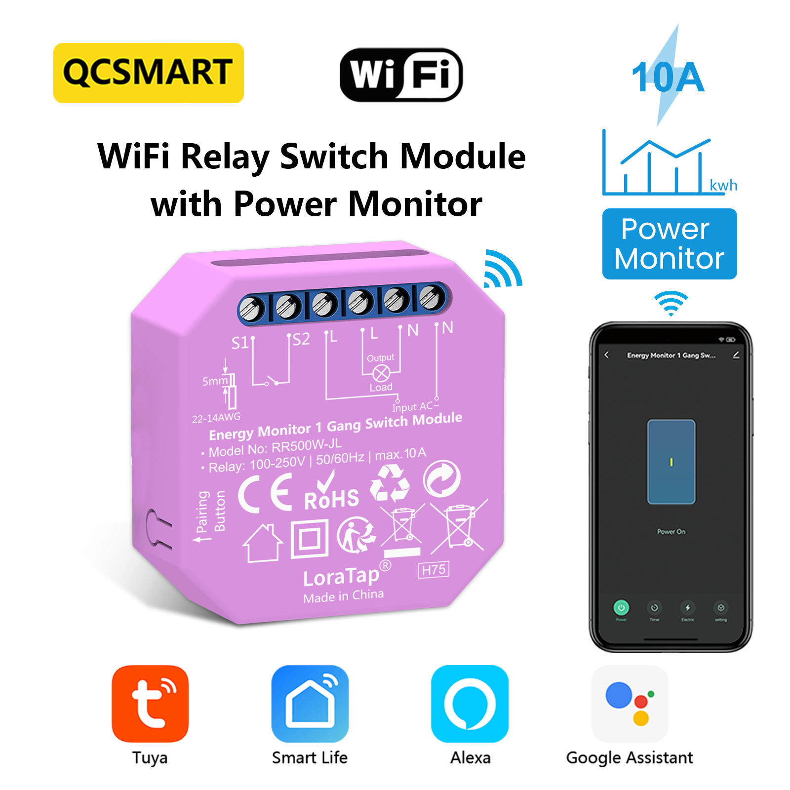 QCSMART Wireless Power Energy  – Smart Home Energy App Bewertung und Preis