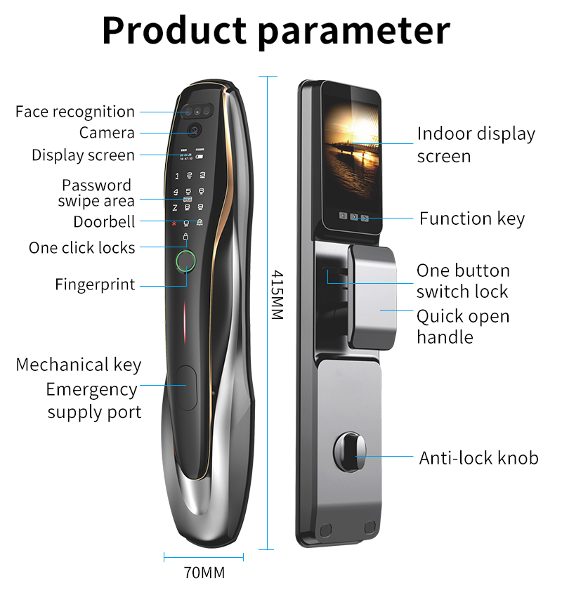 TYSH Tuya Security Fingerprint – Wifi Doorbell Camera Bewertung und Preis